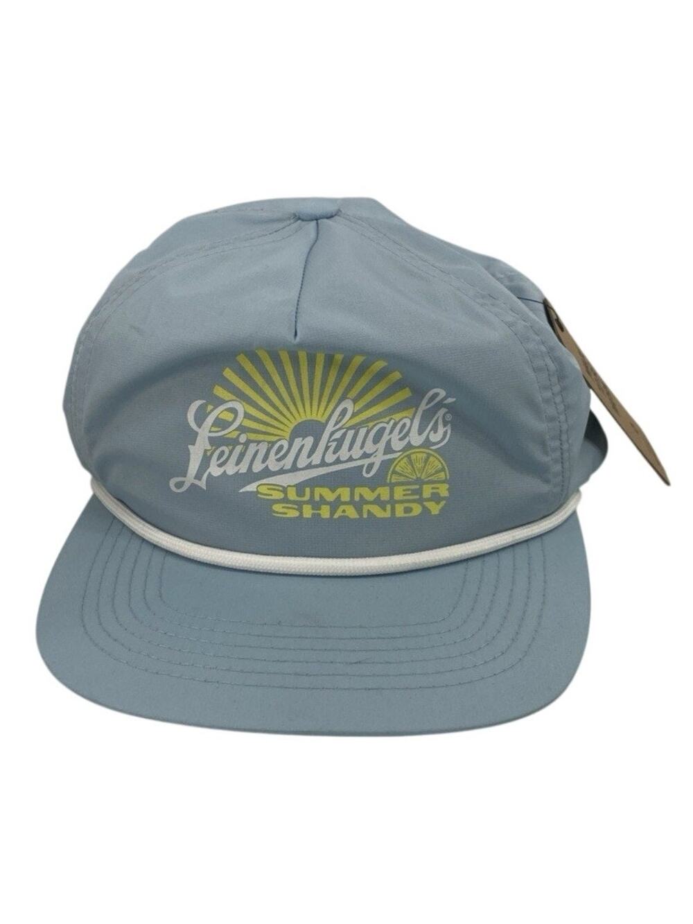 Leinenkugel's Summer Shandy Beer Light Blue Yellow Leiny's Snapback Hat Cap New